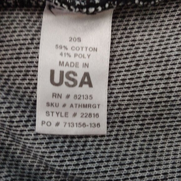 Fresh Produce Black Cotton Sweatshirt 3/4 length M/L - Picture 12 of 12